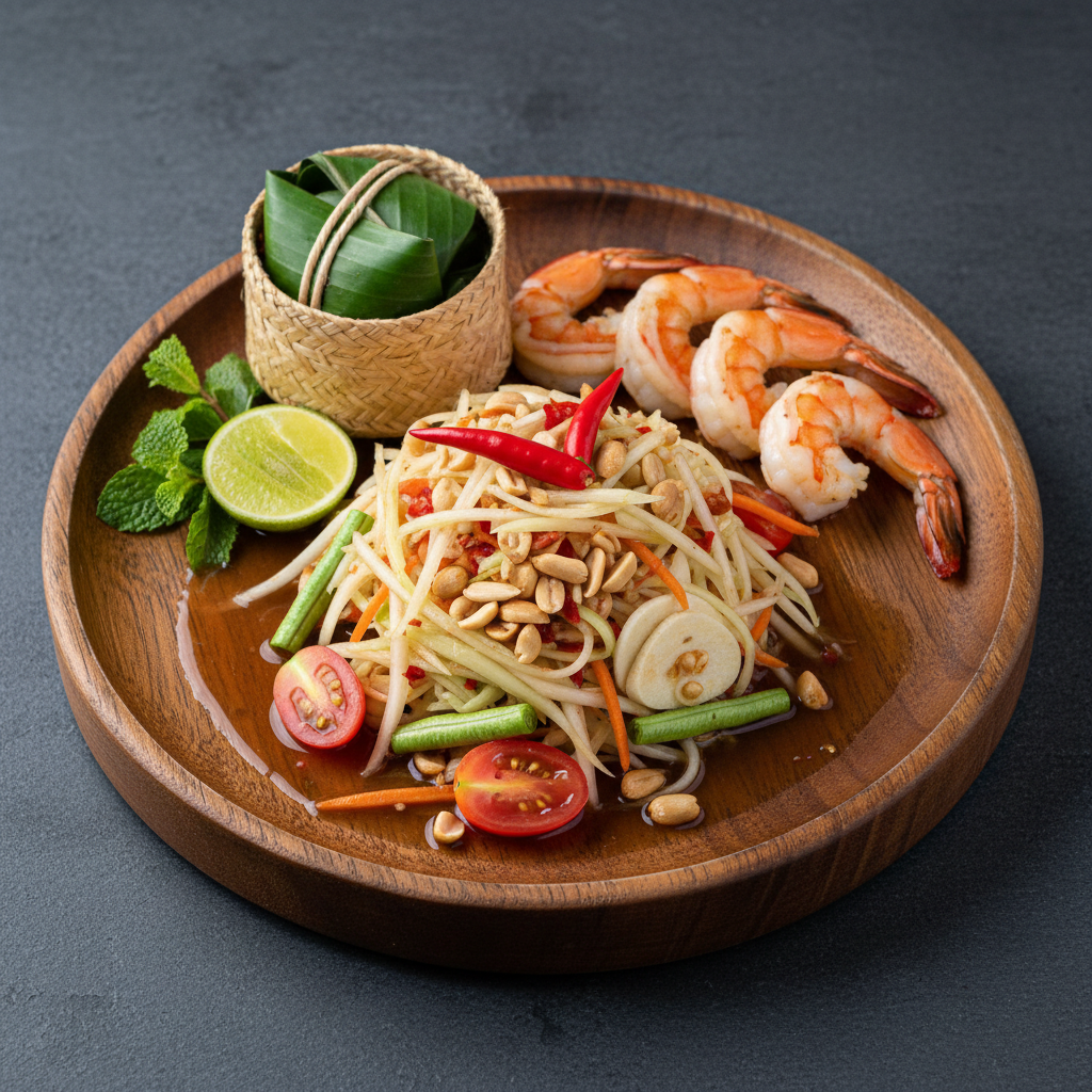 Som Tum (Green Papaya Salad)