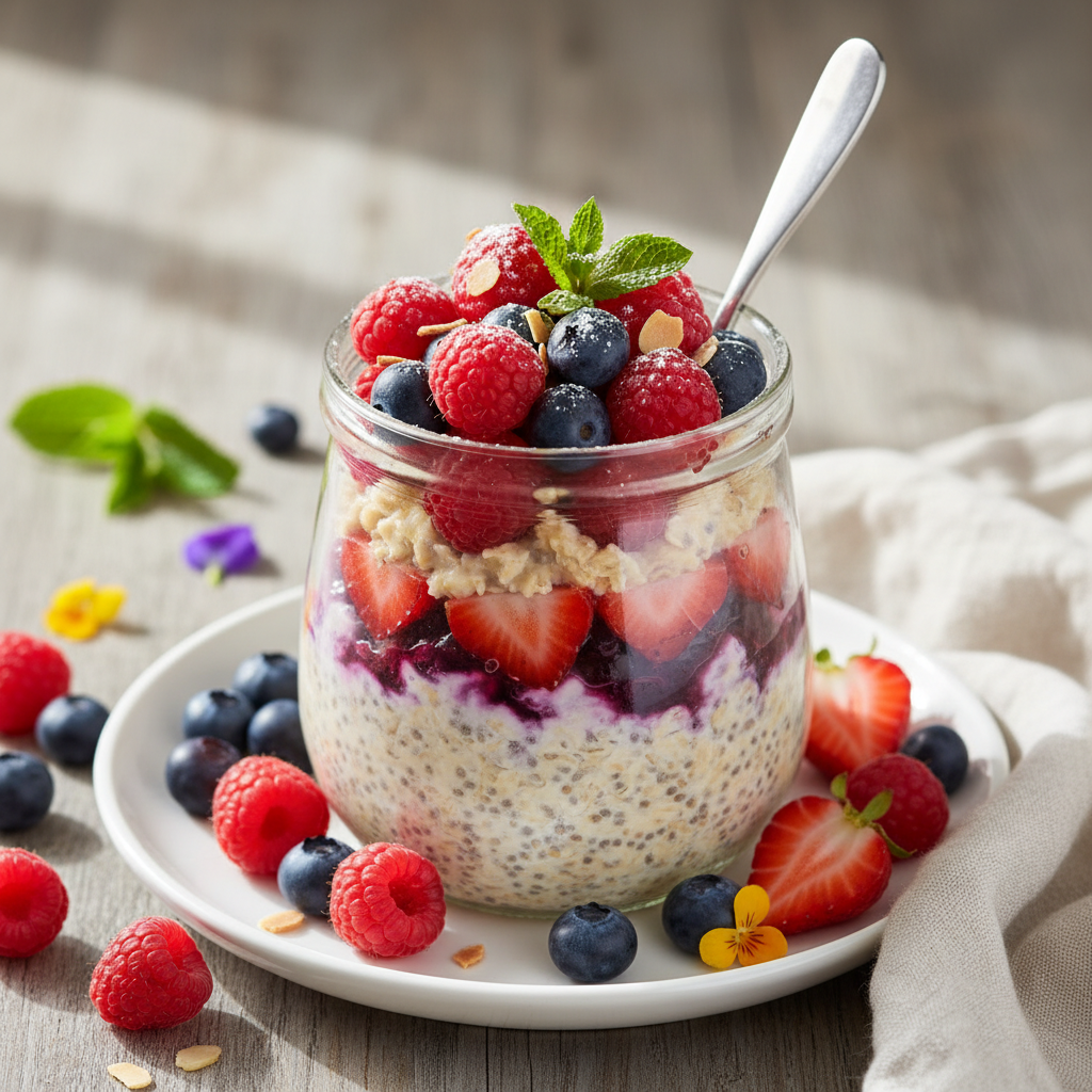 Berry Bliss Overnight Oats