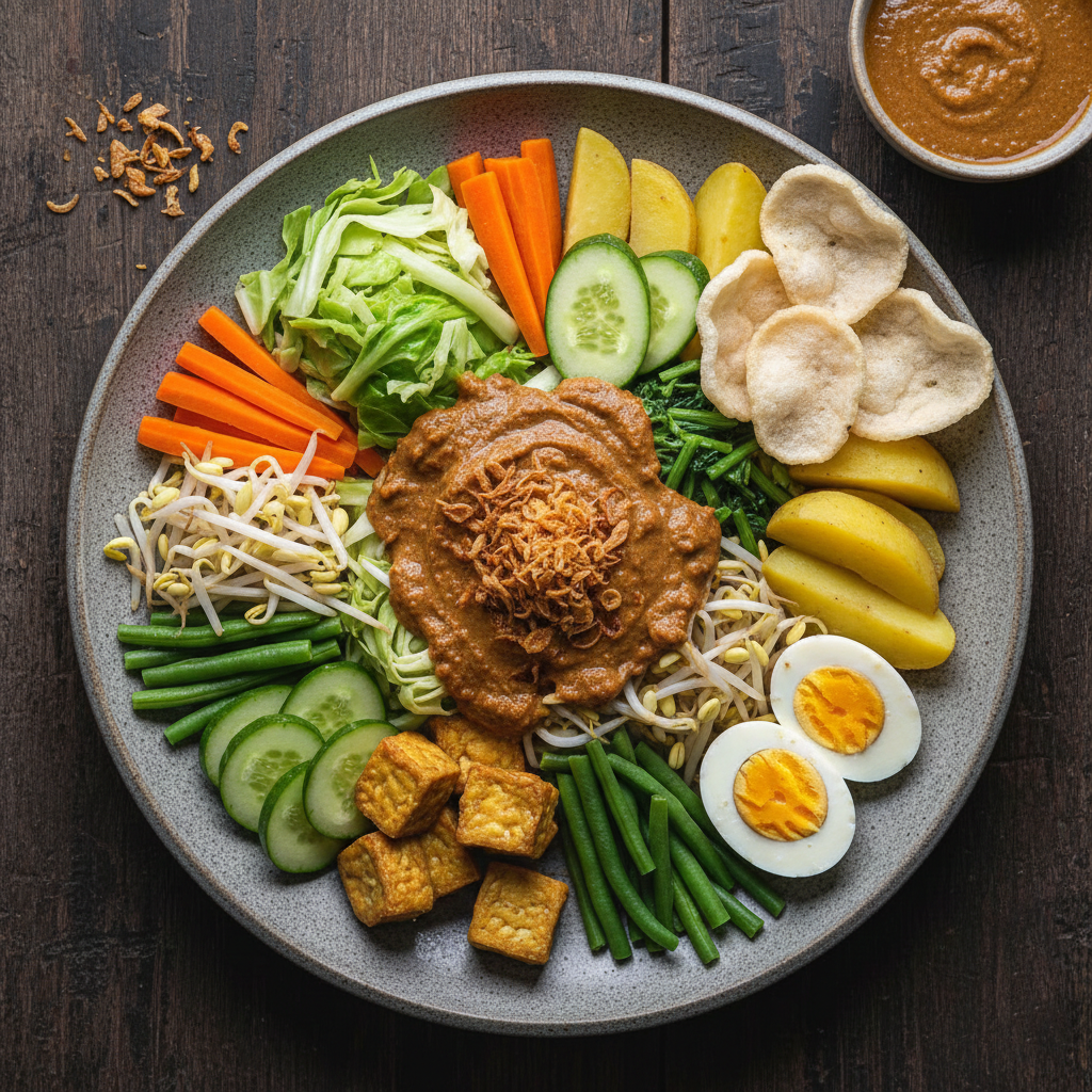 Gado-Gado (Indonesian Vegetable Salad)