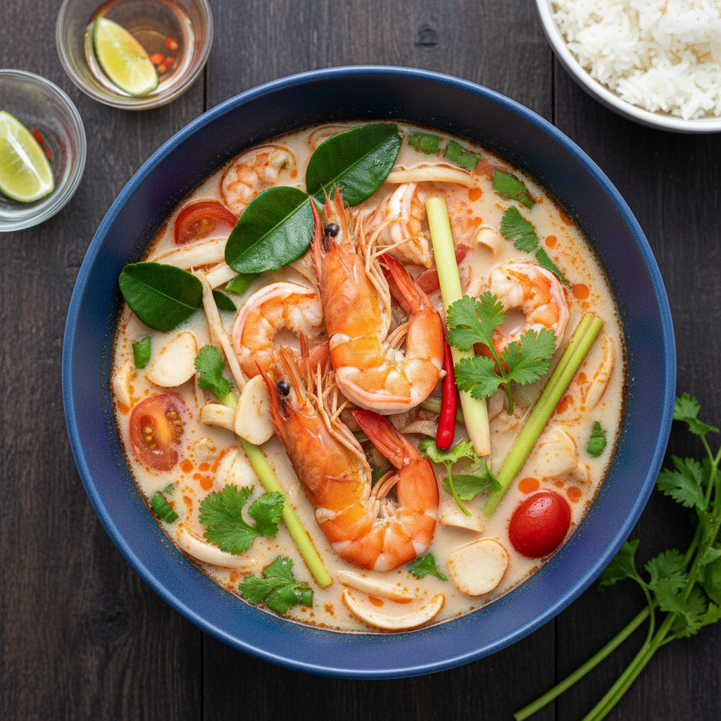 Tom Yum Goong (Spicy Shrimp Soup)