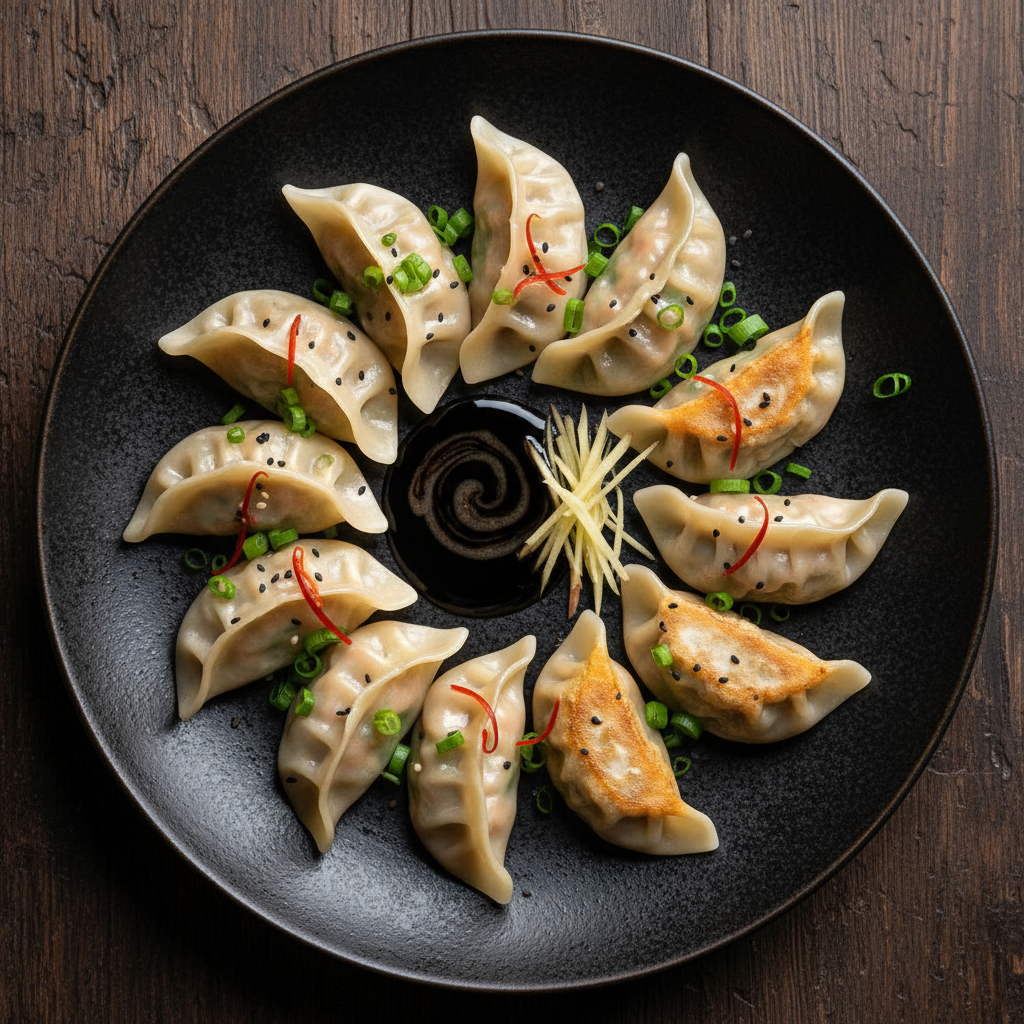 Chinese Pork & Cabbage Dumplings
