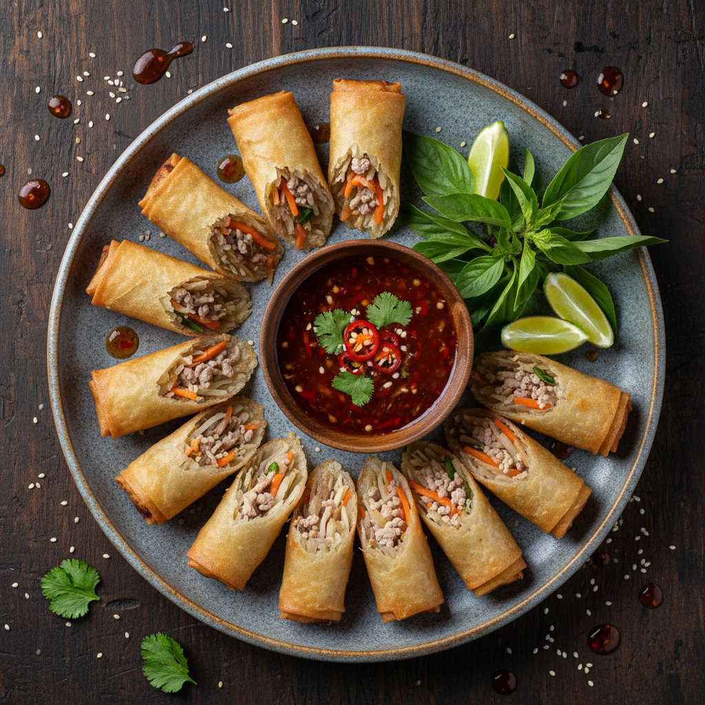 Thai Spring Rolls (Por Pia Tod)