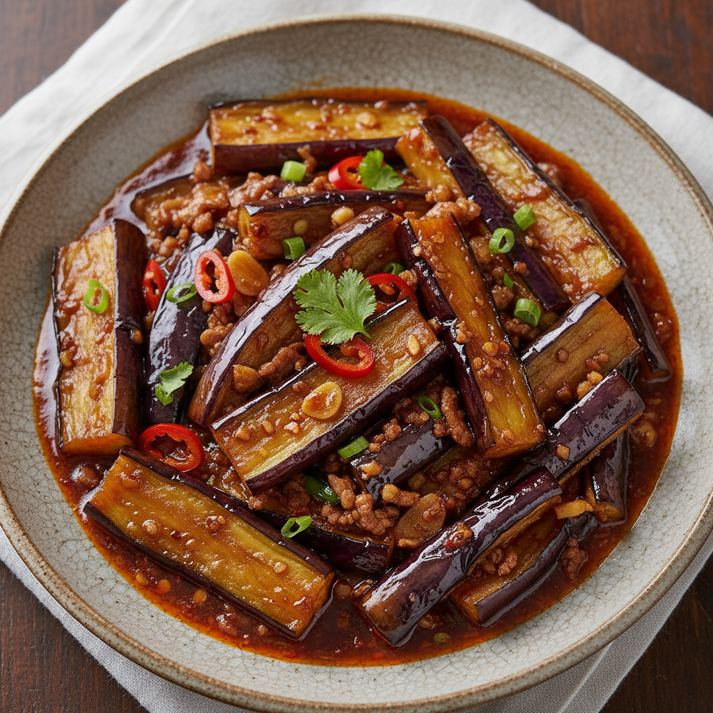 Yu Xiang Eggplant (Fish-Fragrant Eggplant)