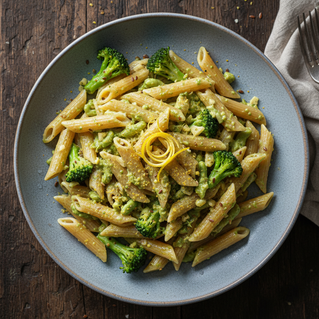 Whole Grain Fiber-Rich Pasta Primavera