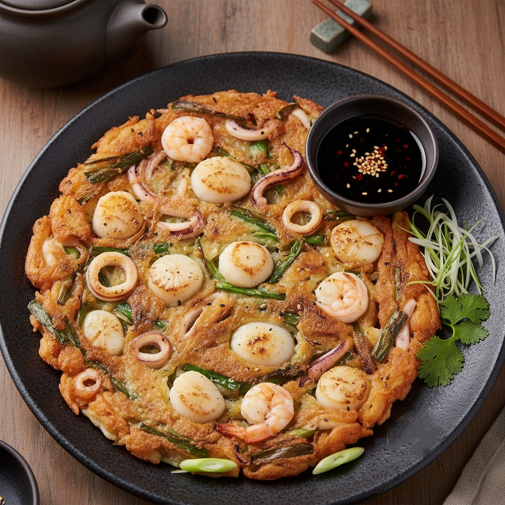 Seafood Scallion Pancake