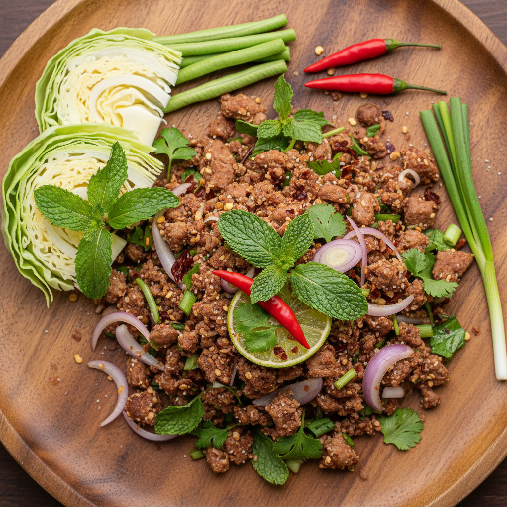 Larb Gai (Minced Chicken Salad)