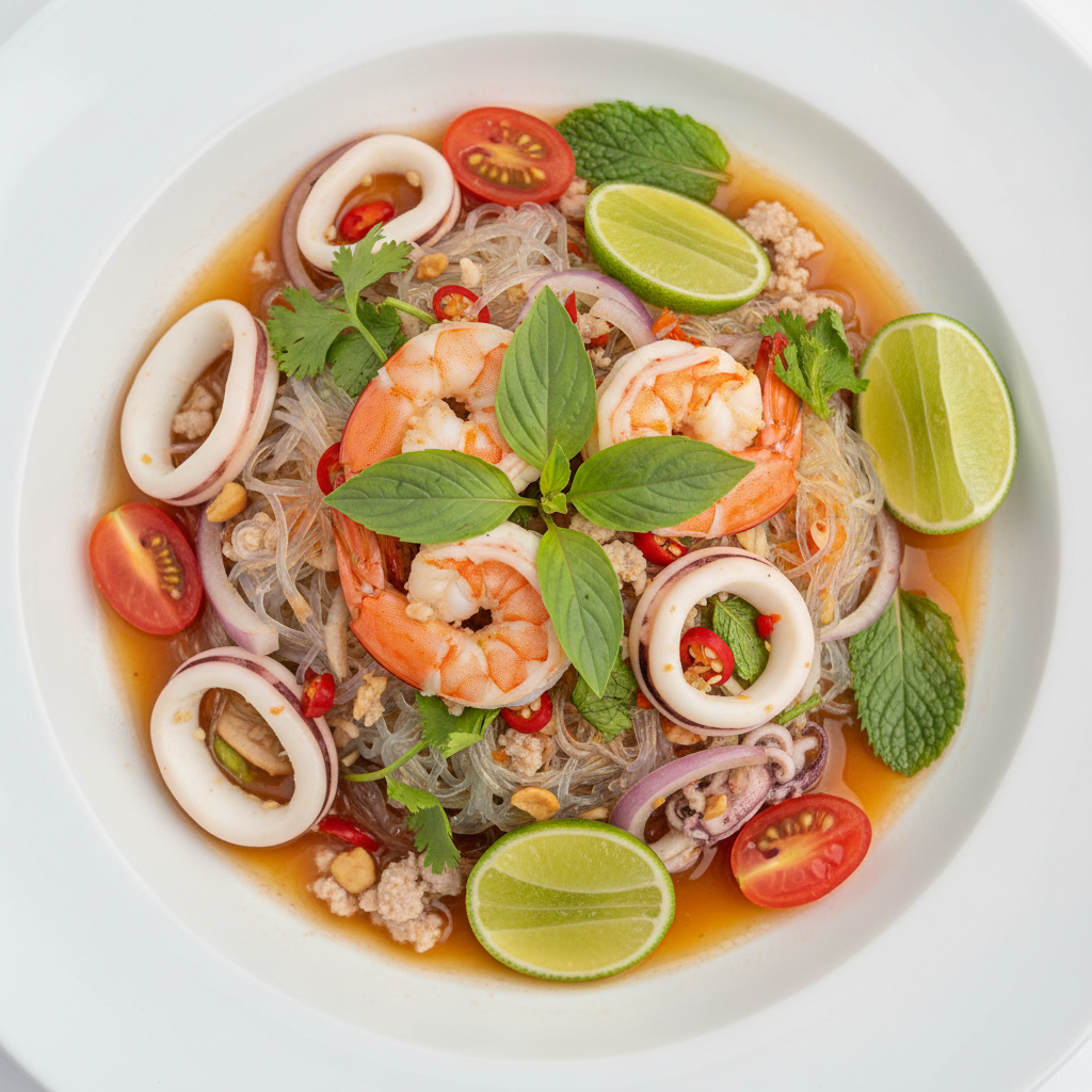 Glass Noodle Salad (Yum Woon Sen)