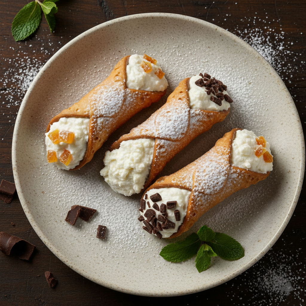 Authentic Sicilian Cannoli
