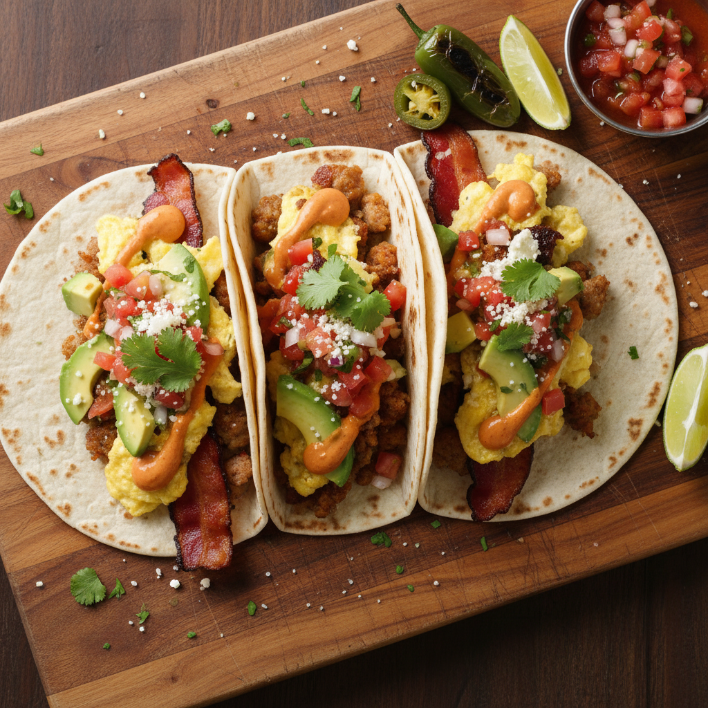 Austin-Style Breakfast Tacos