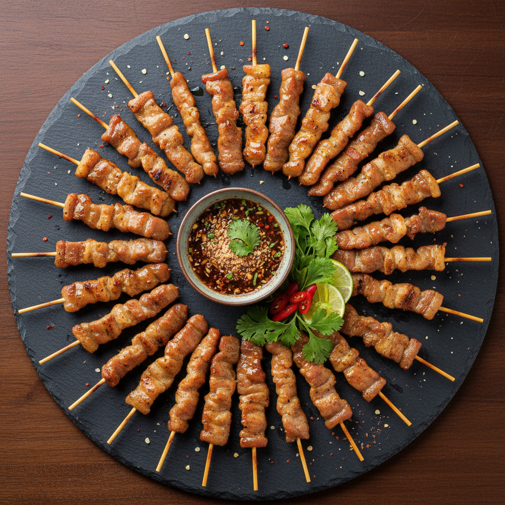 Moo Ping (Grilled Pork Skewers)
