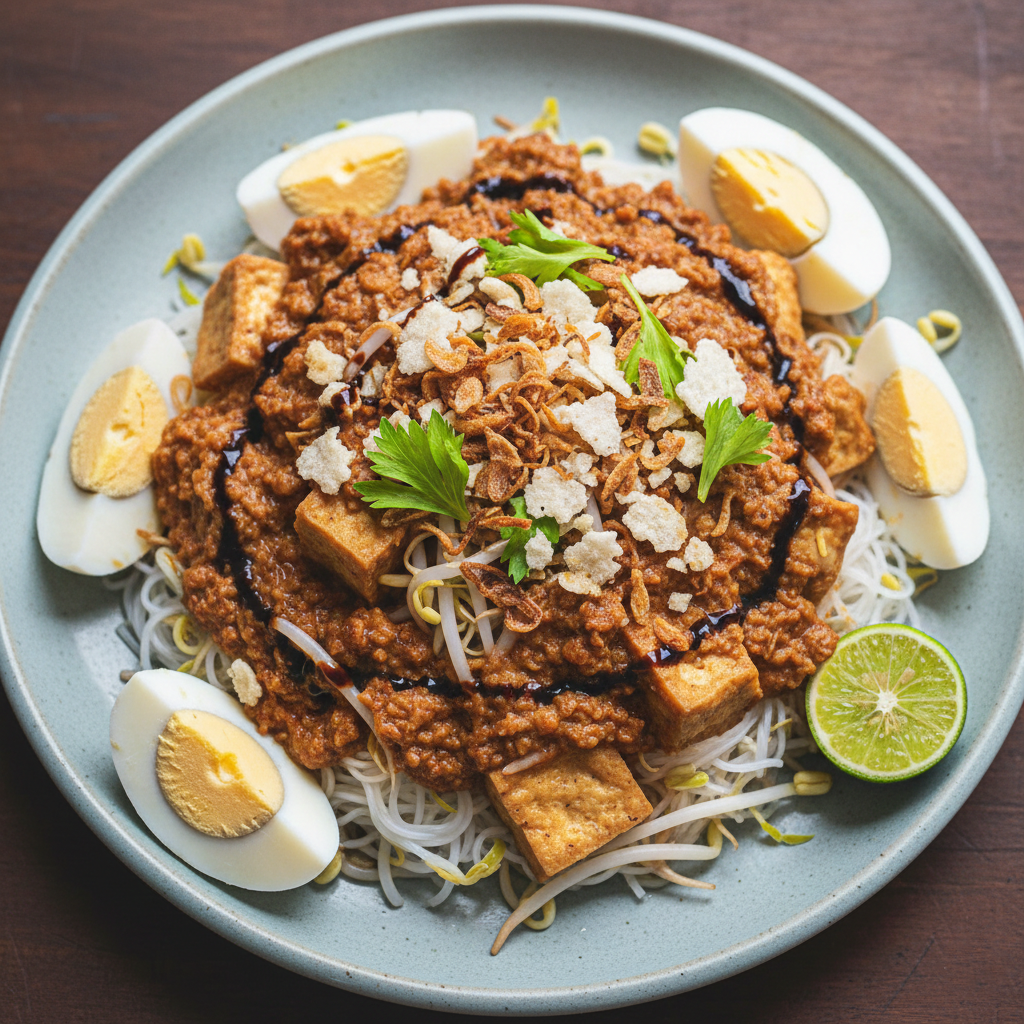 Ketoprak (Jakarta Vermicelli & Tofu Salad)